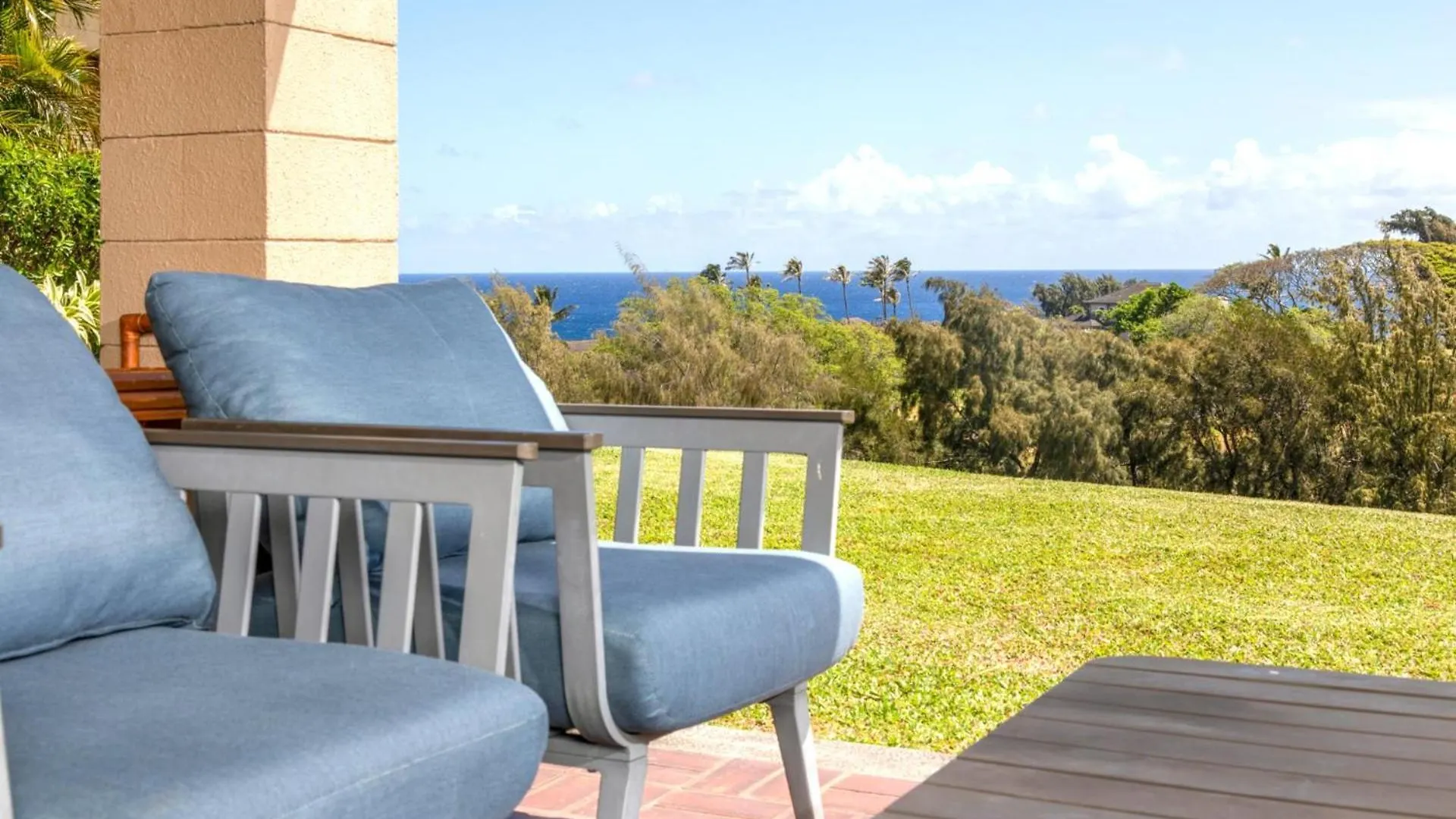 Kbm Resorts Free Car Kapalua Ridge Villas Ocean View Ground Floor 1-Bedroom Den Condo Krv-514